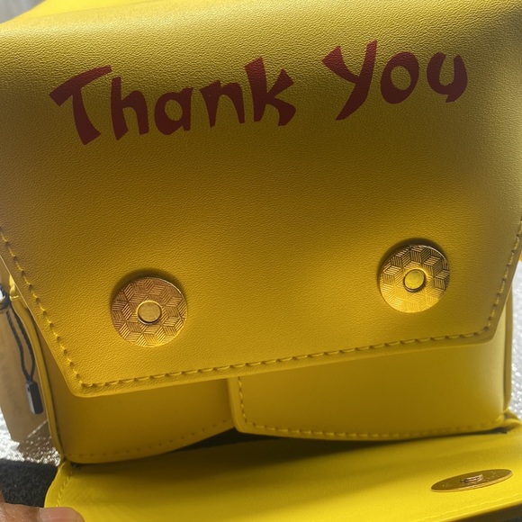 NWT Take Out Container Bag With Gold Chain - Picture 5 of 6